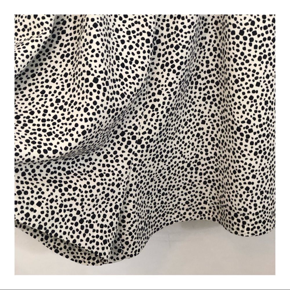 Zara Basic Black Spotted Romper, Medium - image 4